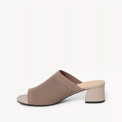 Knit Block Heels