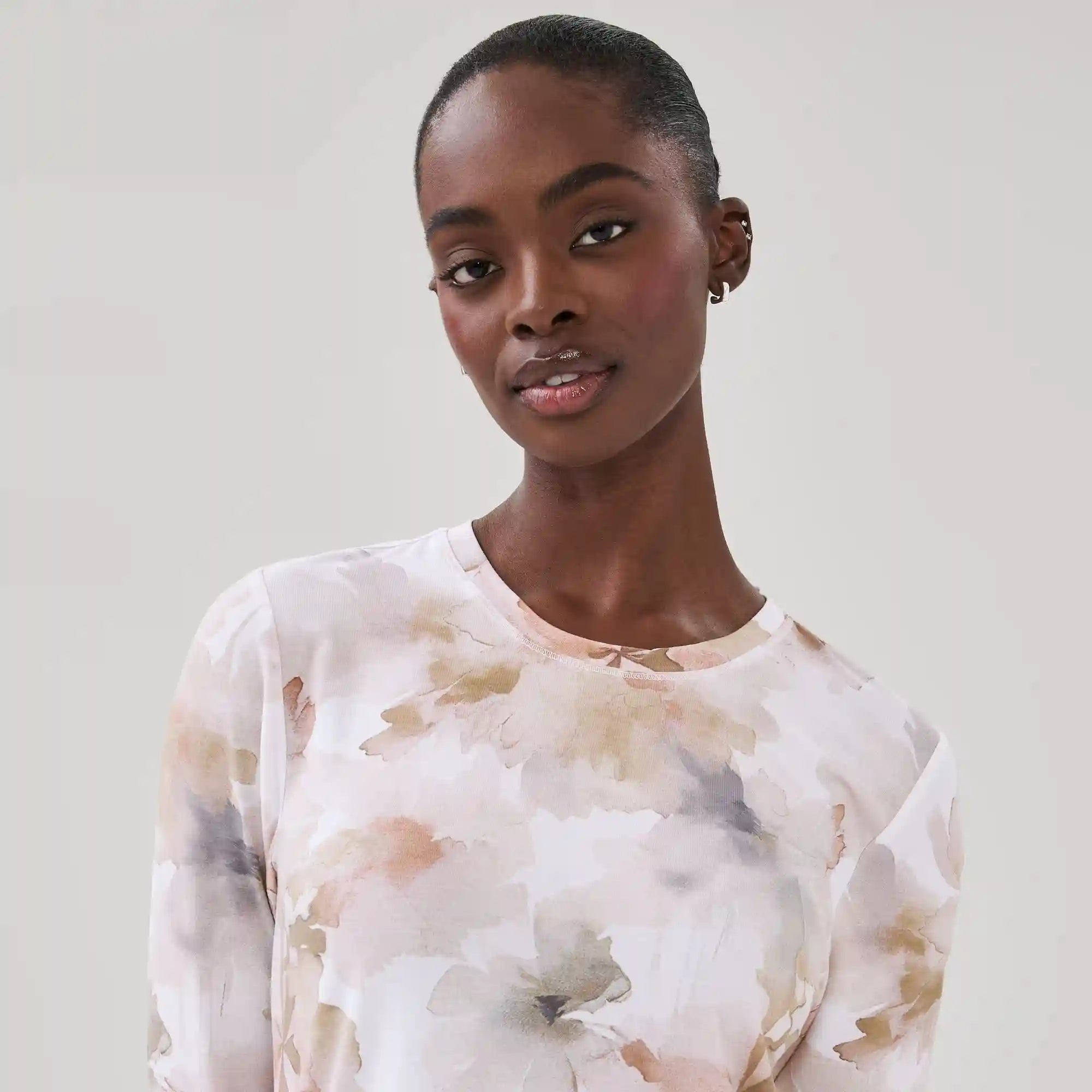 Active Printed Long Sleeve Top