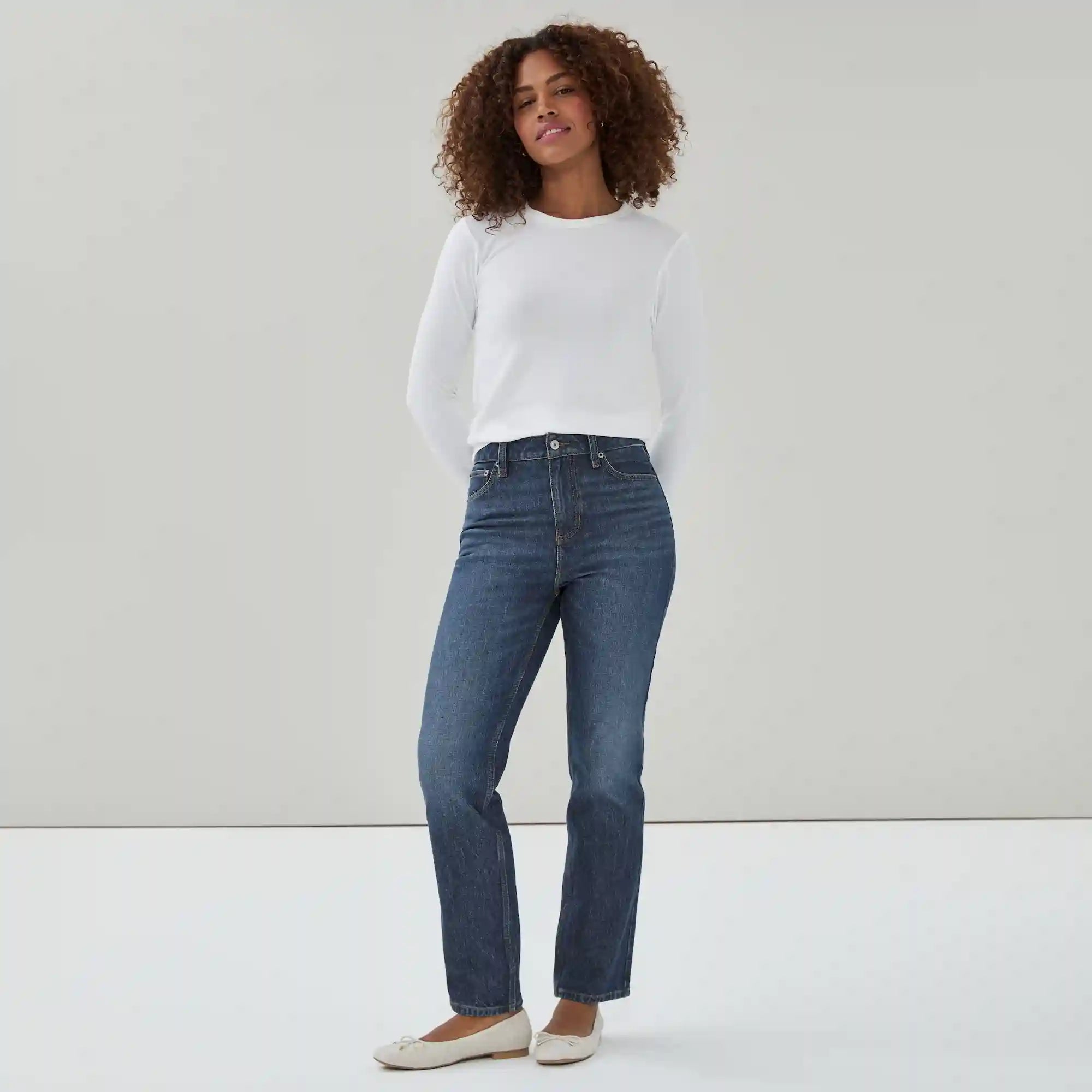 Slim Straight Leg Jean