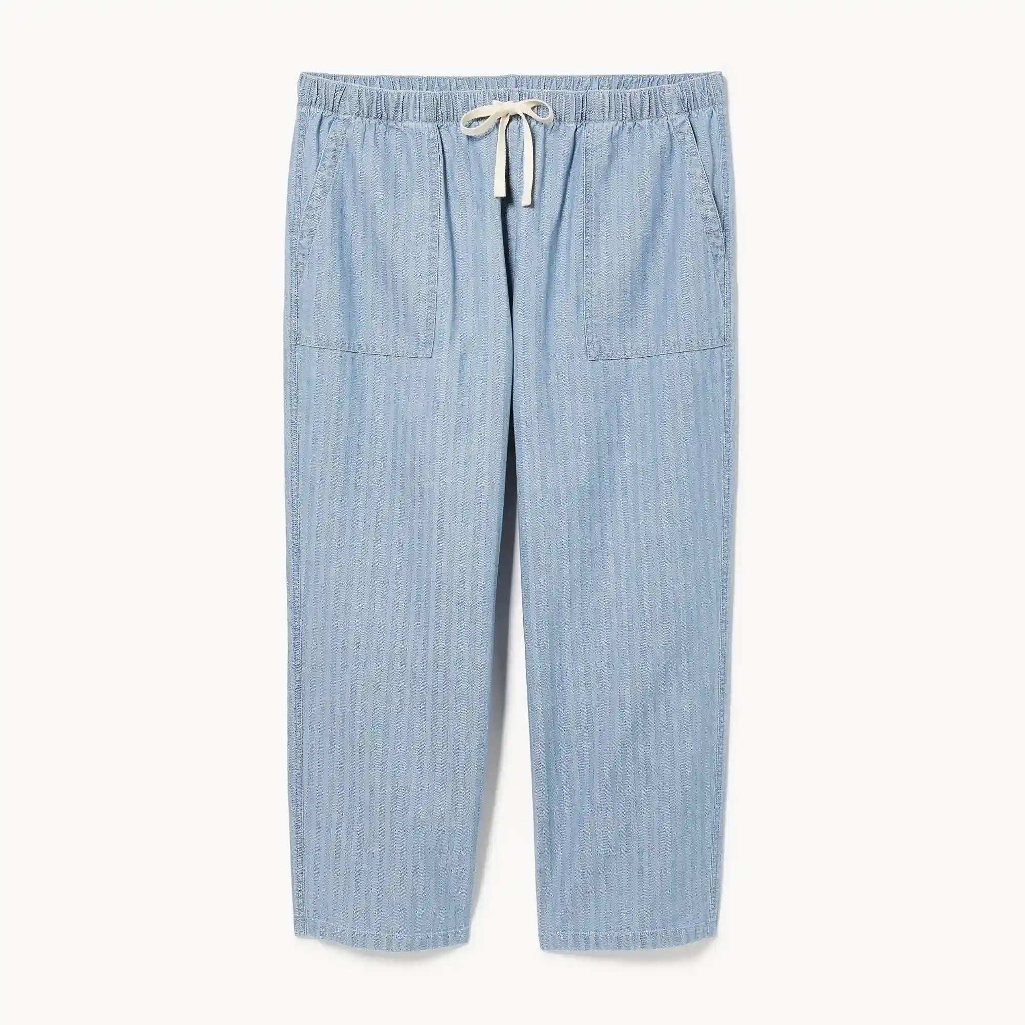 Women+ Light Wash Pull-On Utility Pant