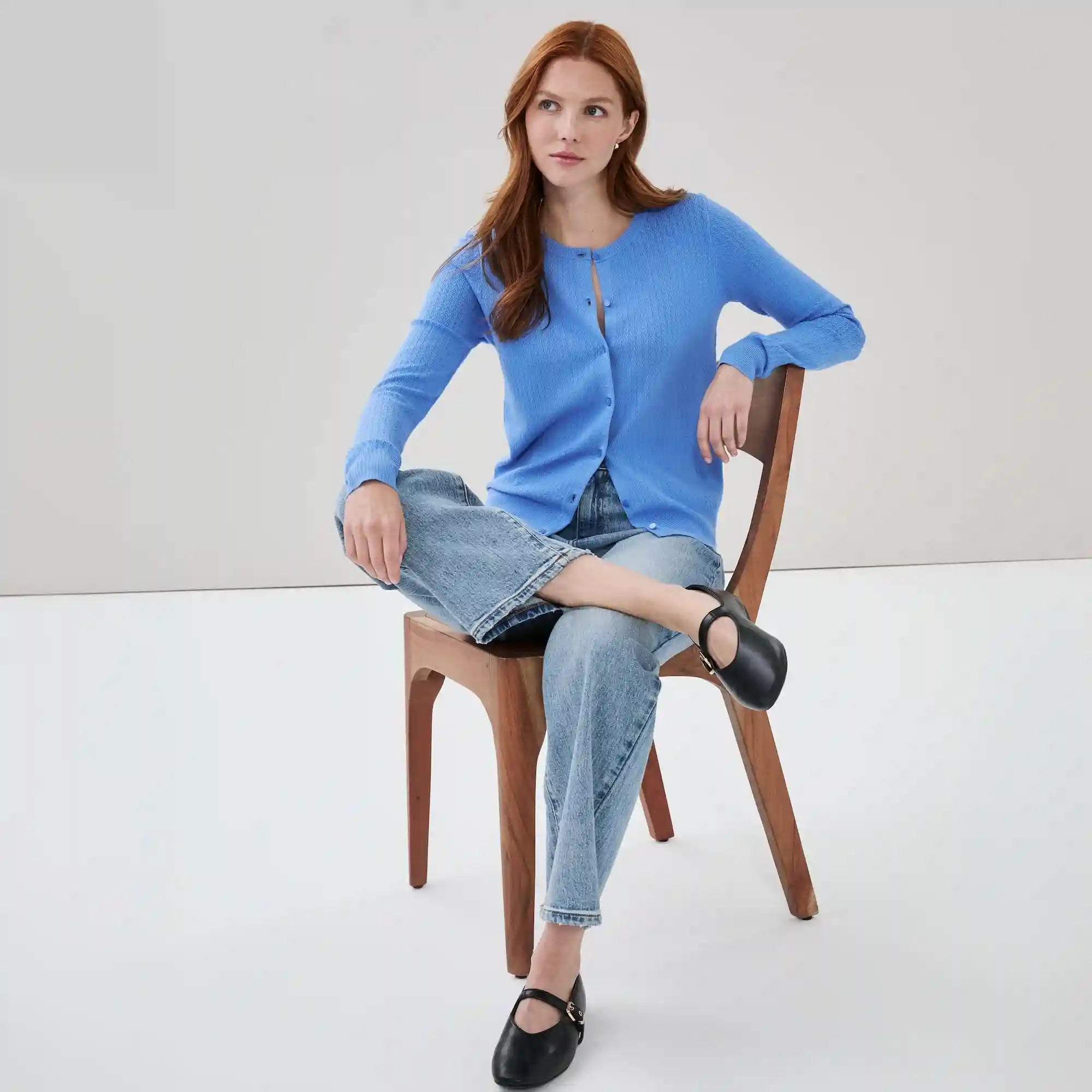 Pointelle Cardigan
