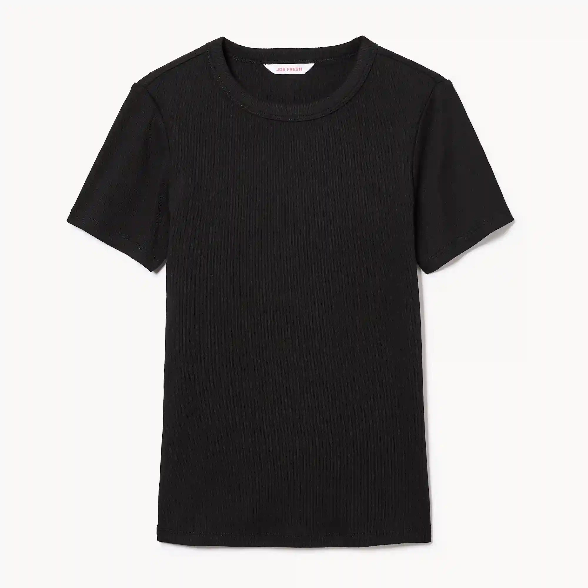 Slim-Fit Ribbed T-Shirt