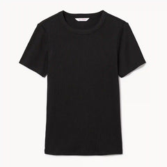 Slim-Fit Ribbed T-Shirt