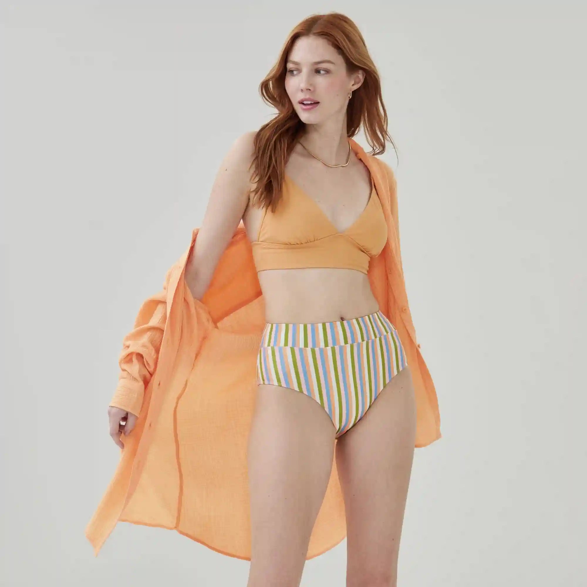 Striped Bikini Bottom