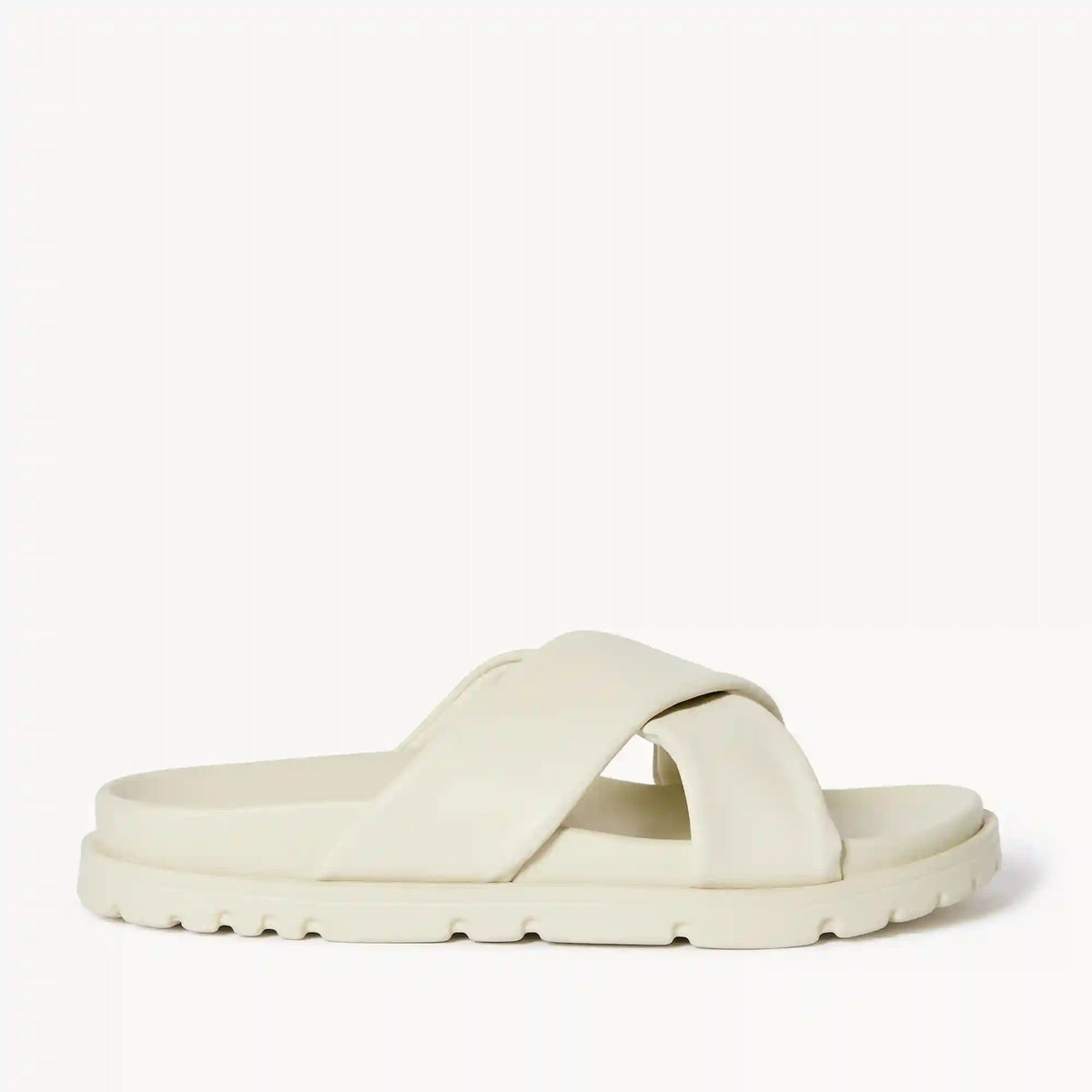 Faux Leather Crisscross Sandals