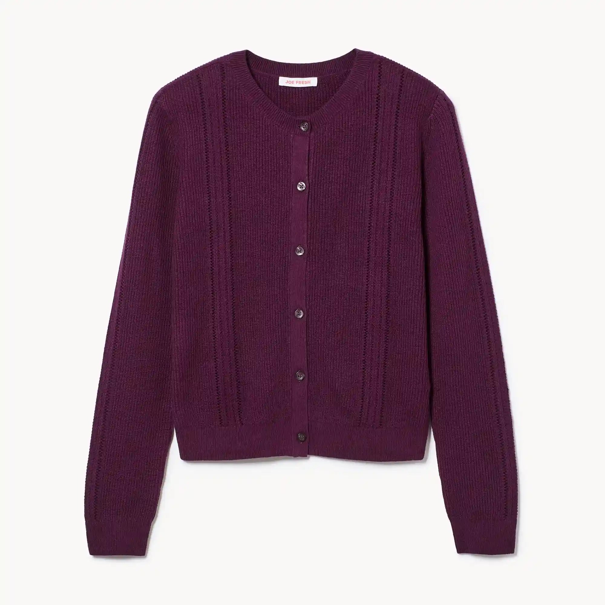 Pointelle Cardigan
