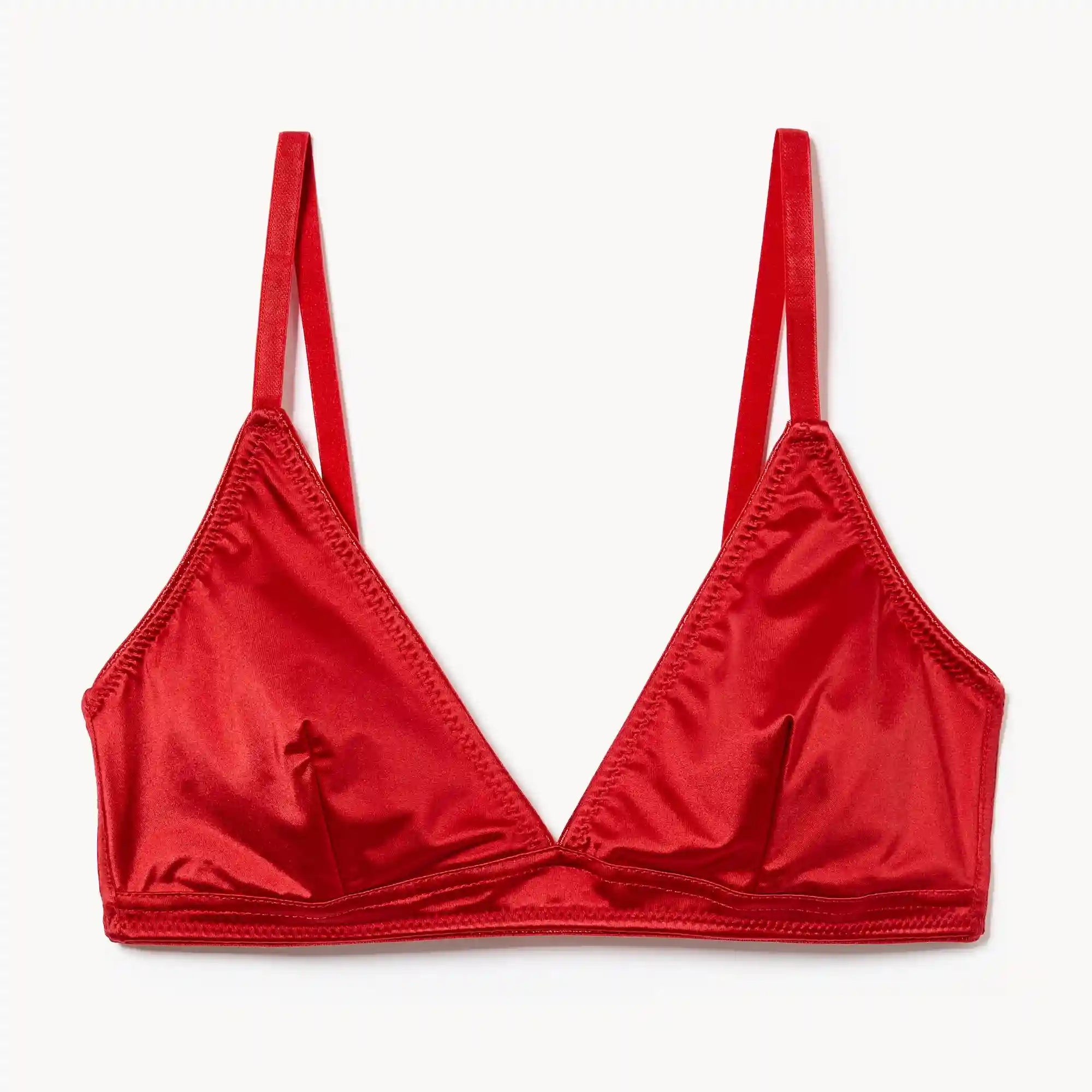 Satin Triangle Bralette