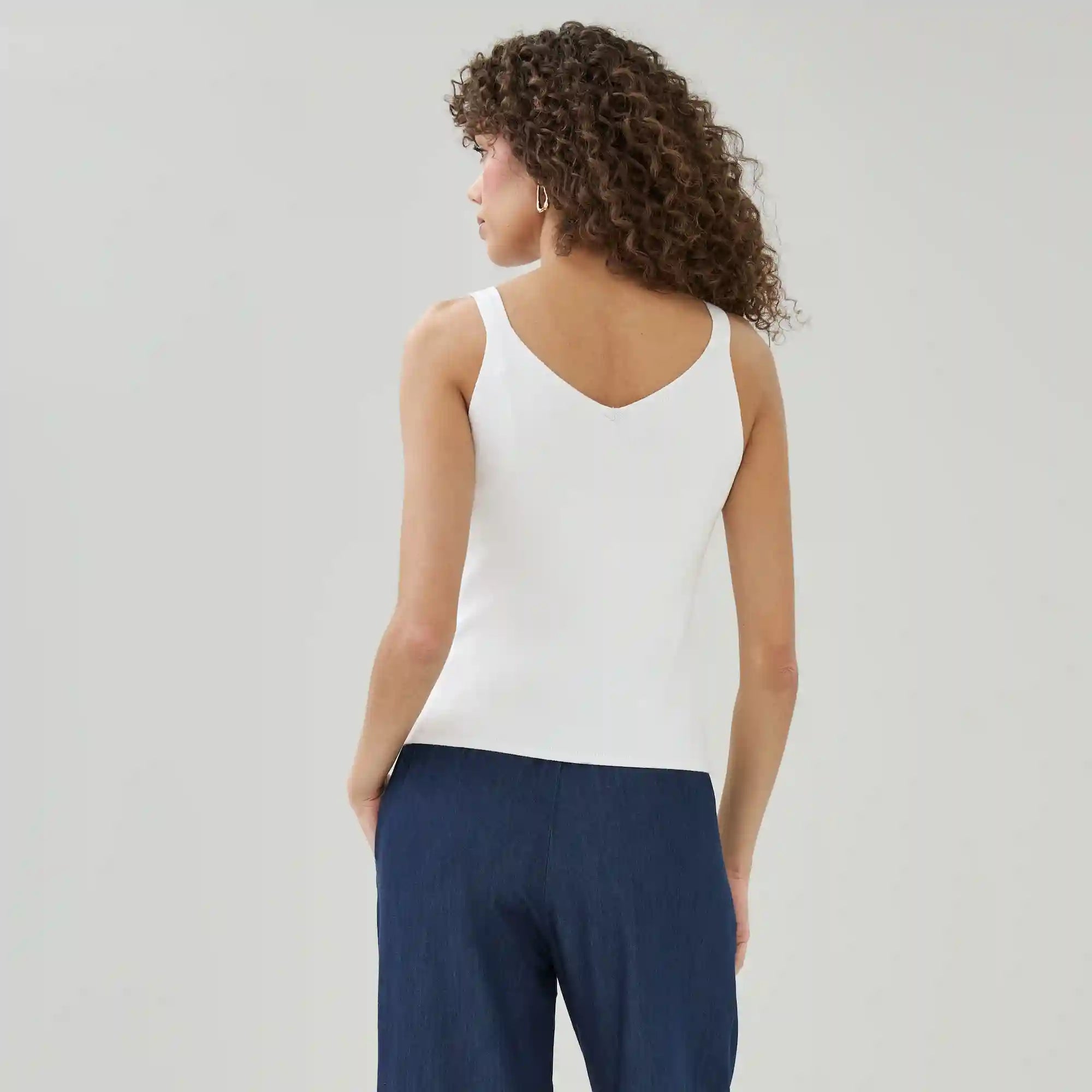 Knit V-Neck Tank