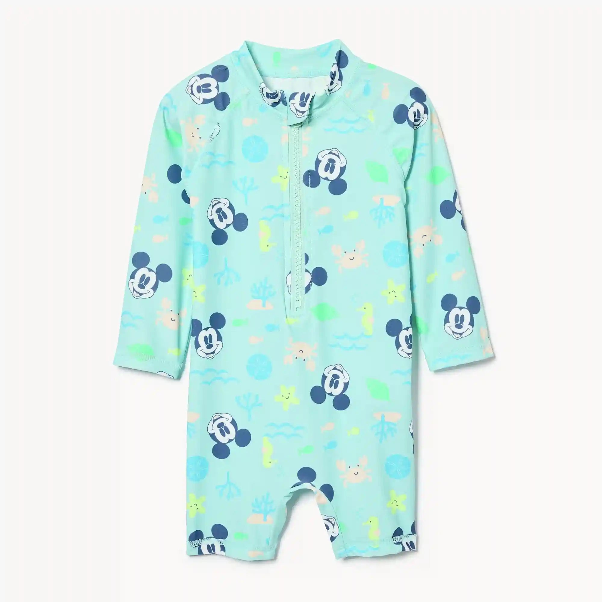 Baby Boys' Disney Mickey Mouse Rash Guard Swimsuit