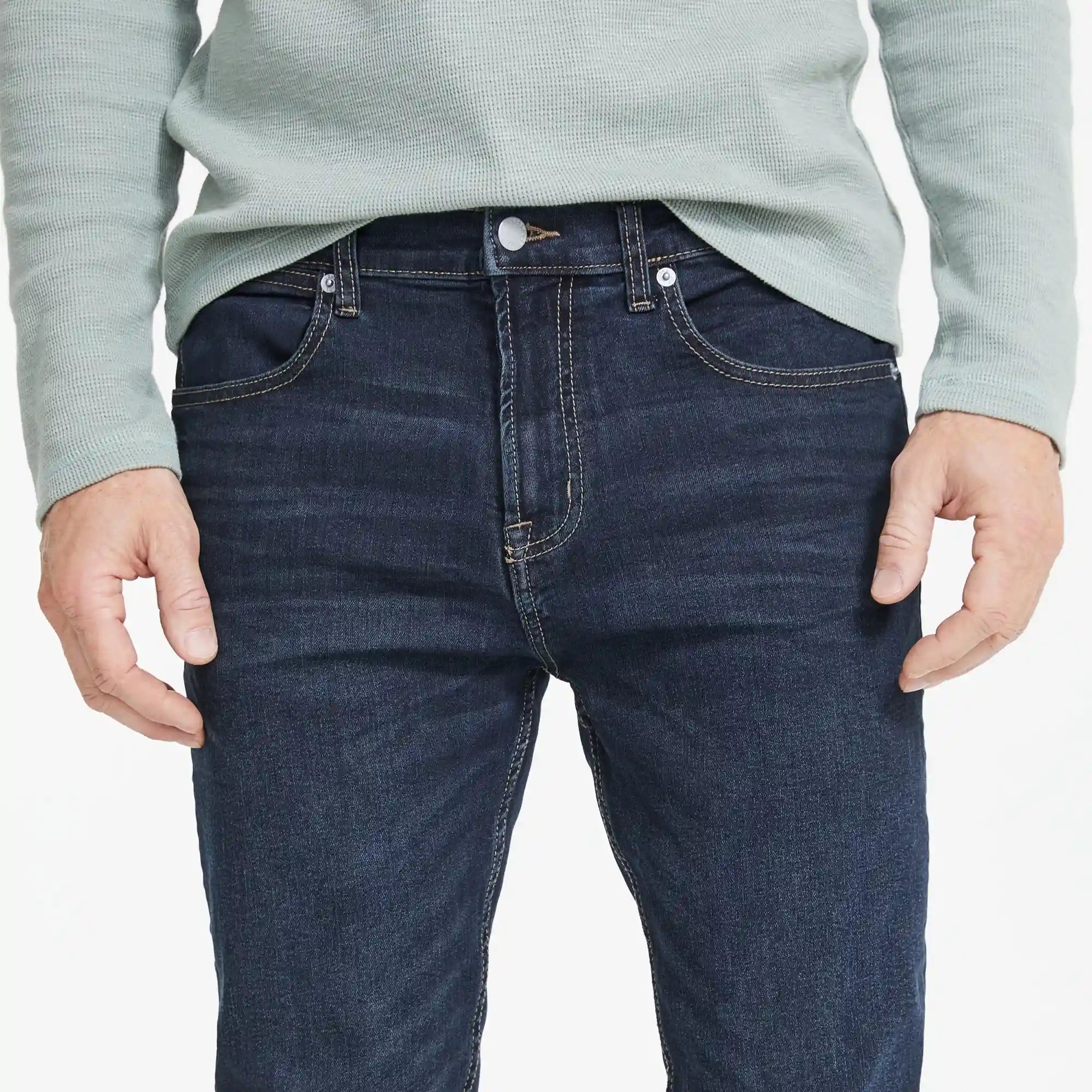 Men's Medium Wash Slim-Fit Jeans