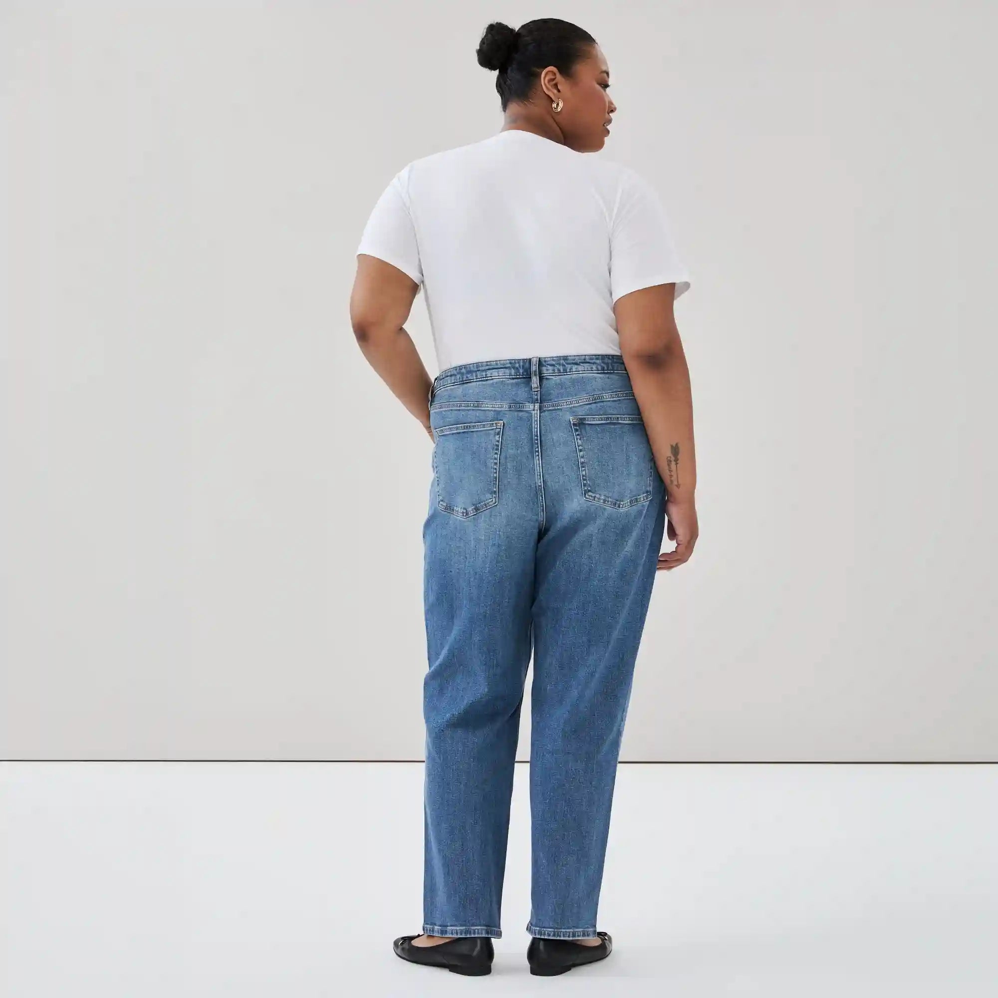 Women+ High Rise Straight Leg Jean