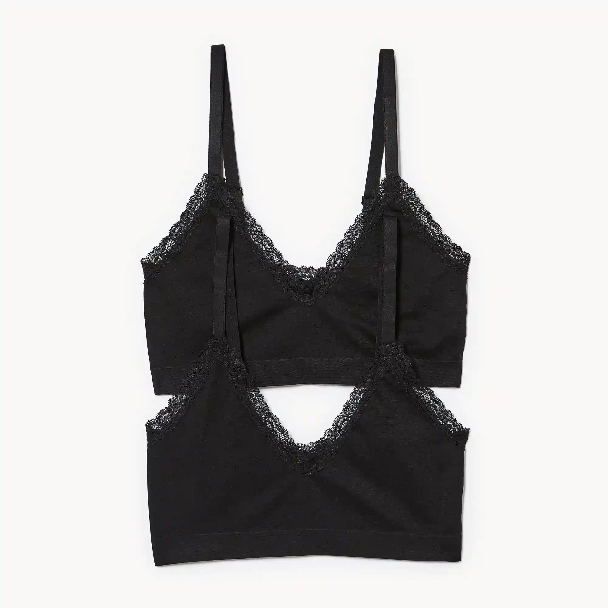 2-Pack Seamless Lace Bralette