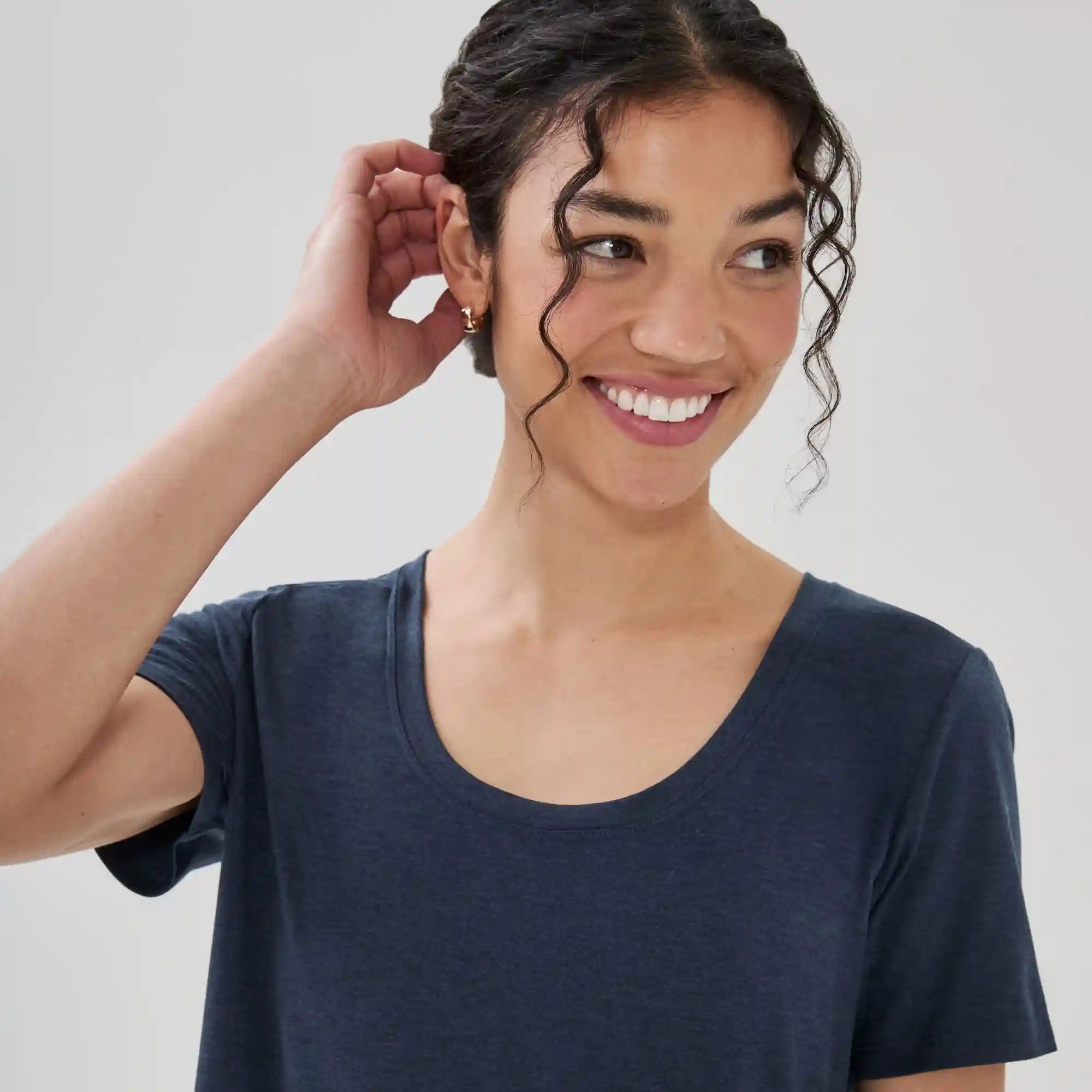 Active Scoop Neck T-Shirt