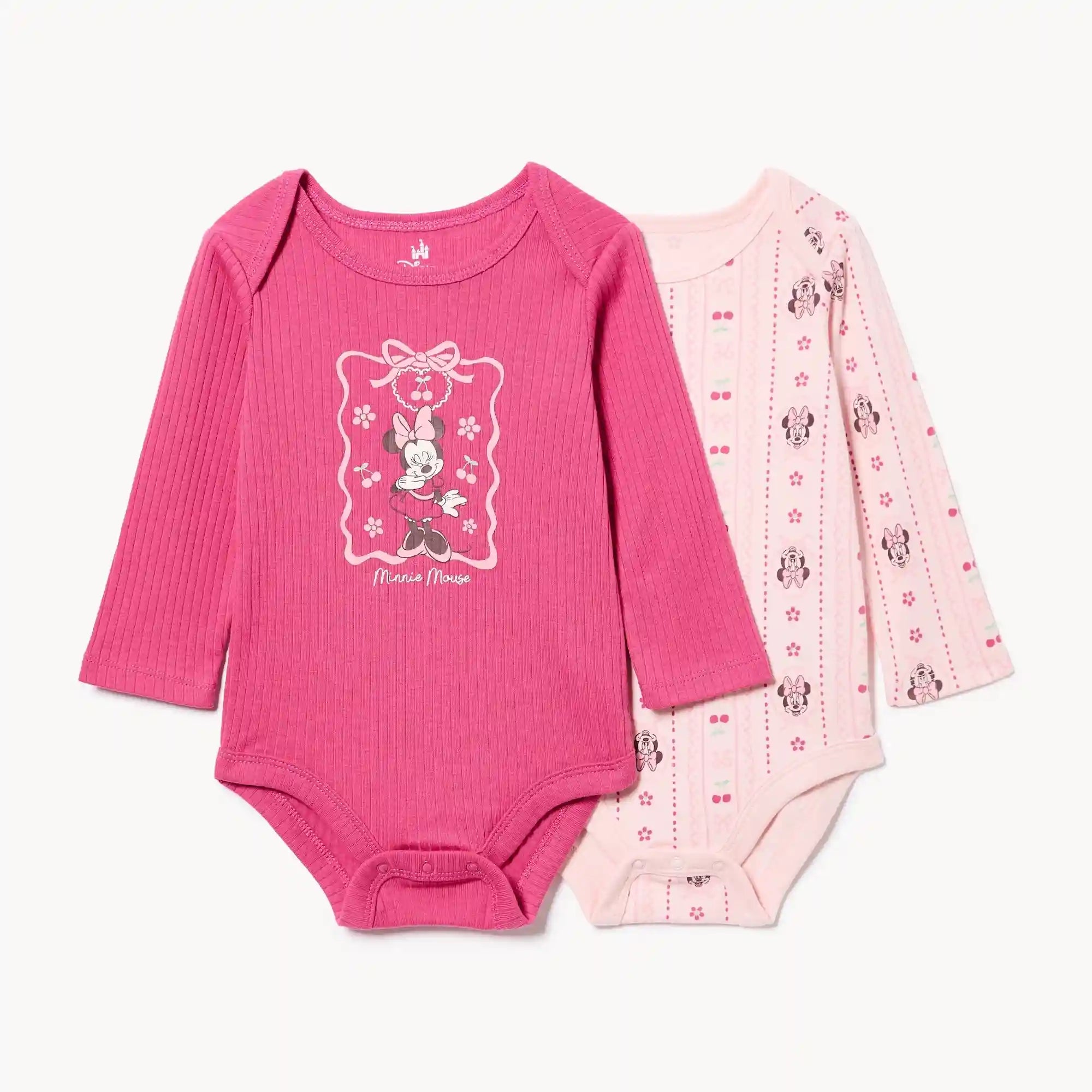 Baby Girls Disney Minnie Mouse 2-Pack Bodysuit