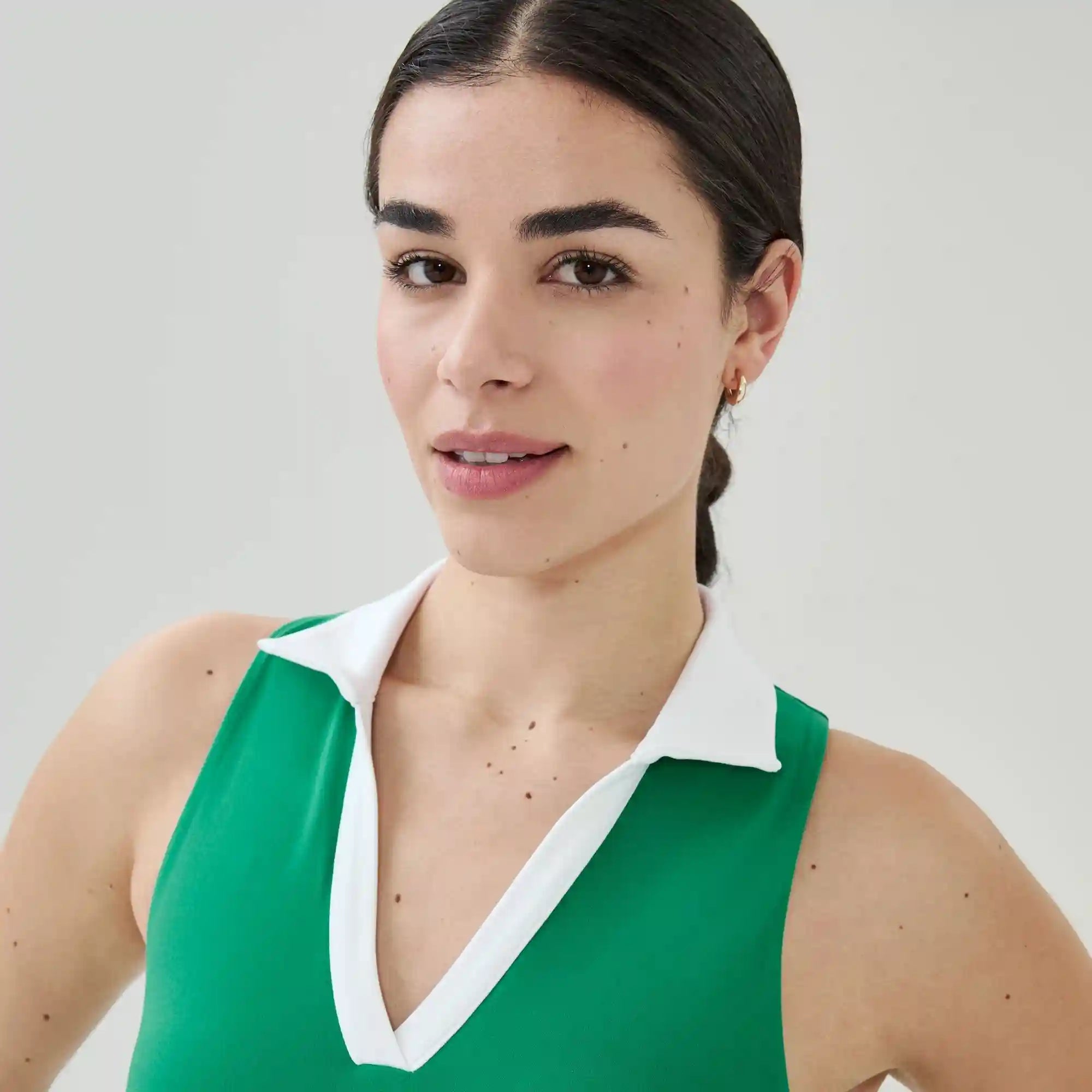 Cropped Golf Polo Tank