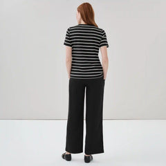V-Neck Striped T-Shirt