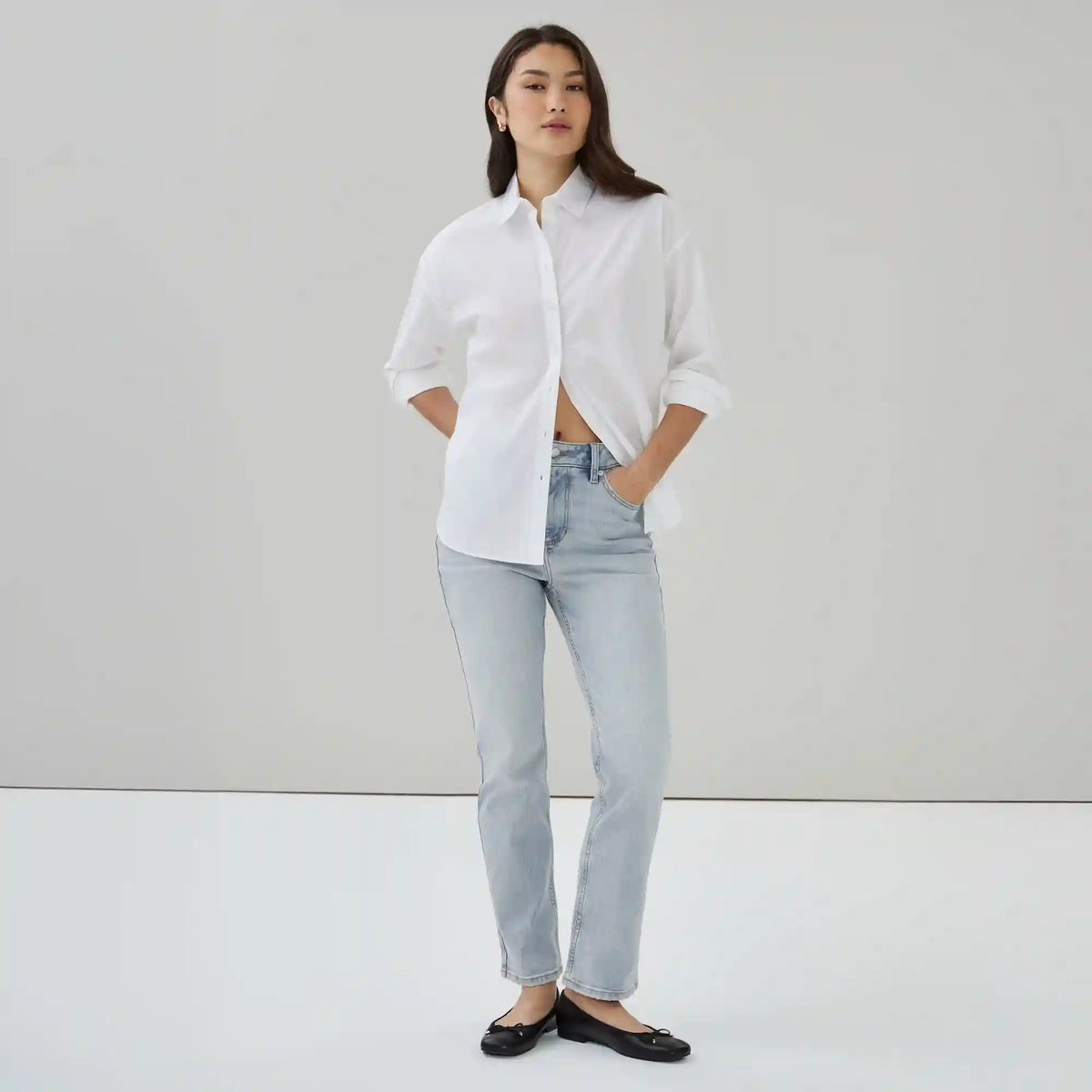 Slim Straight Leg Jean