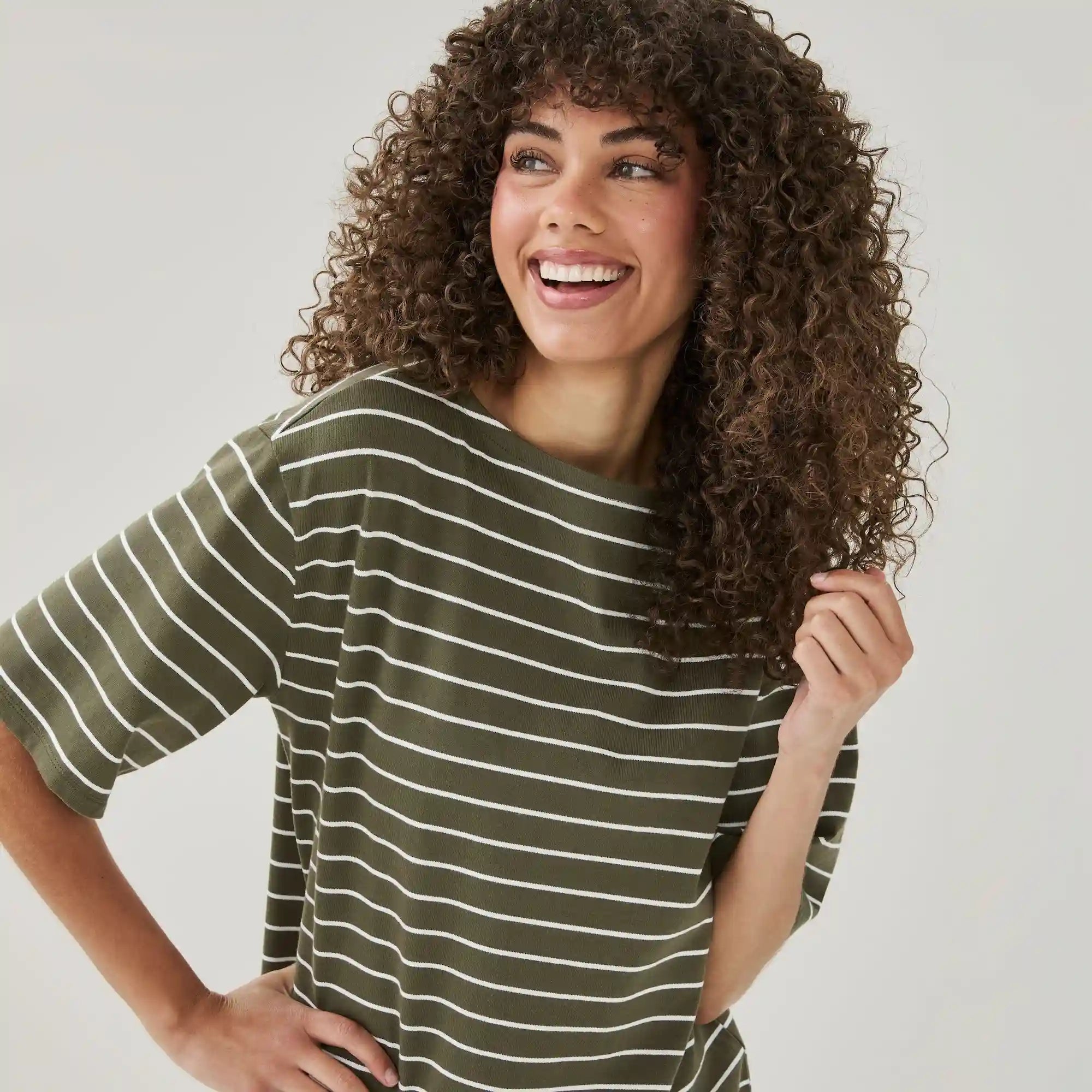 Striped T-Shirt Dress
