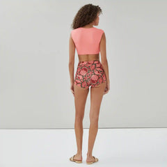 Front Twist Swim Top