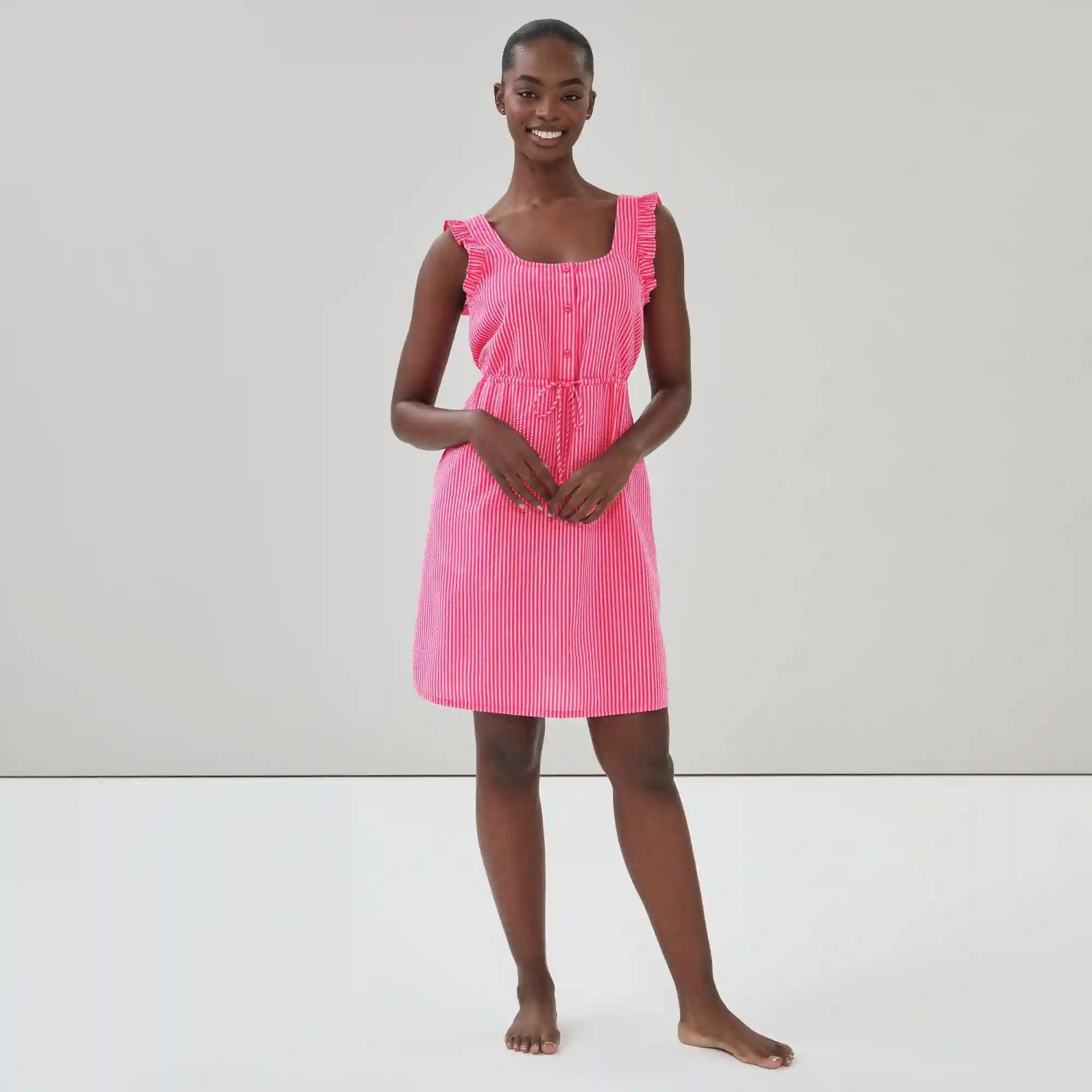 Seersucker Sleep Dress