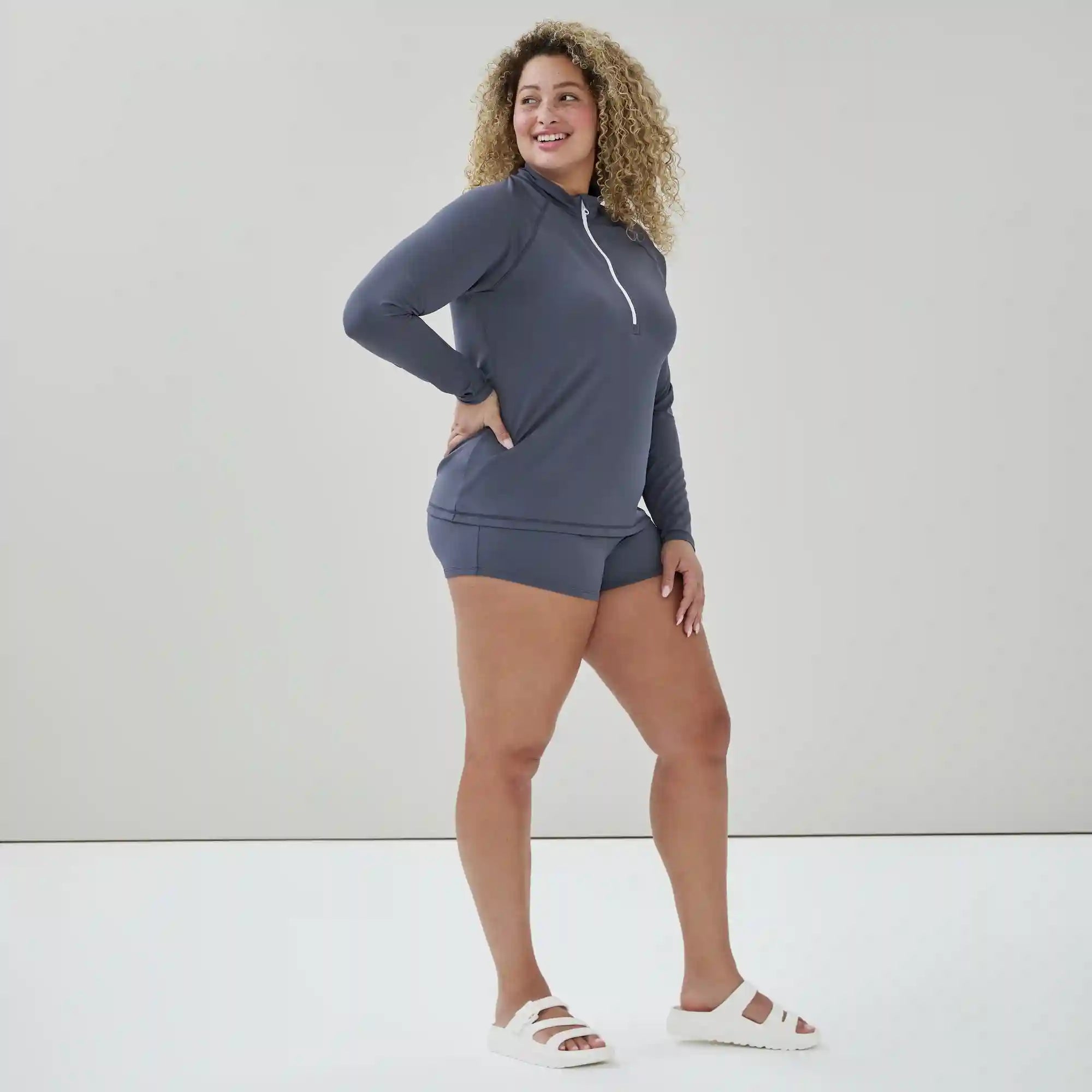 Women+ High Rise Swim Short