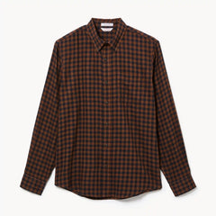Men's Flannel Button-Down Shirt
