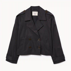 London Fog Cropped Trench Coat