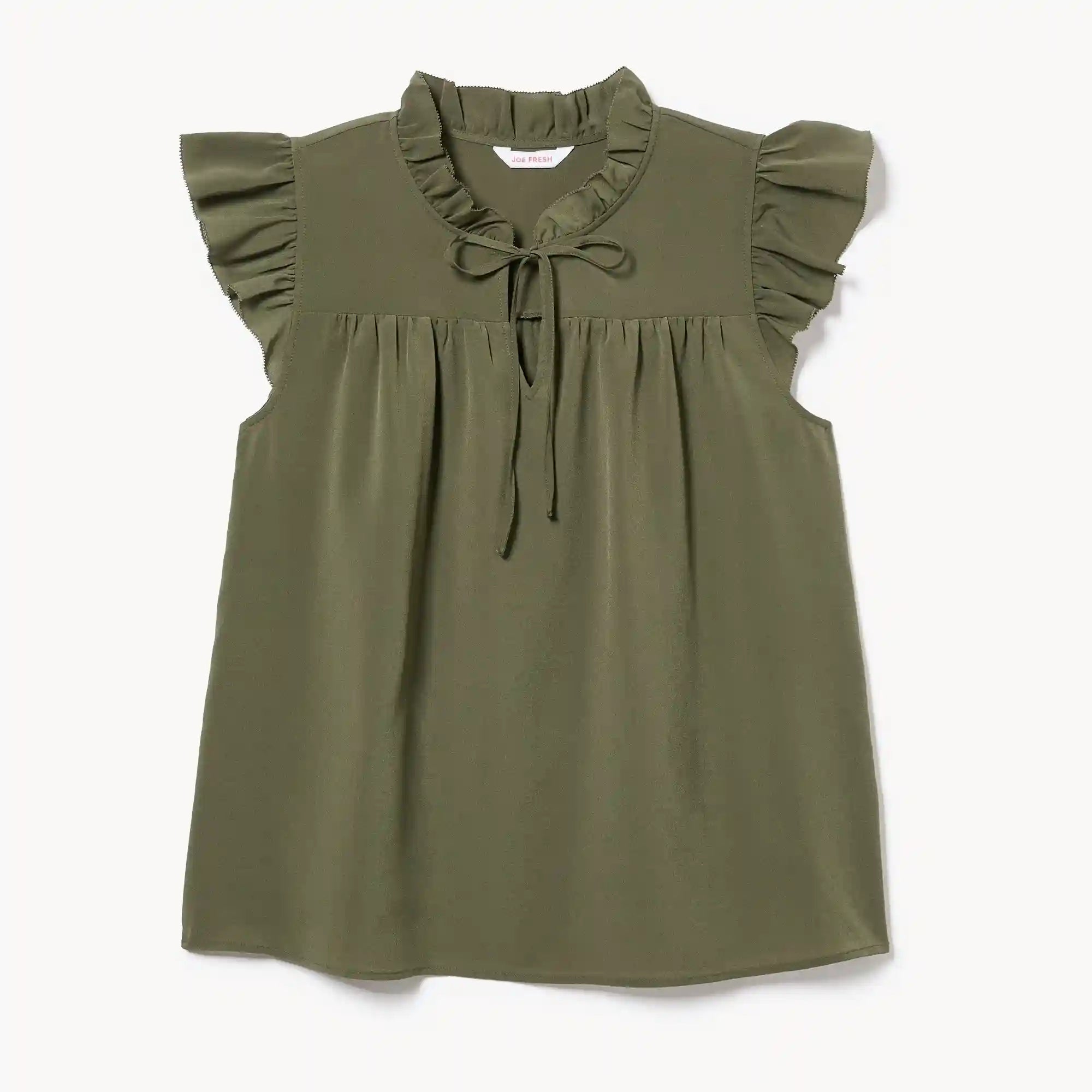 Ruffled Shell Top