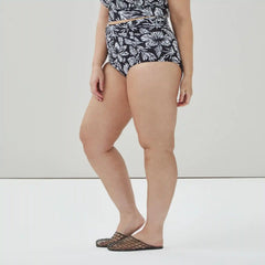 Women+ Printed Ruched Bikini Bottom