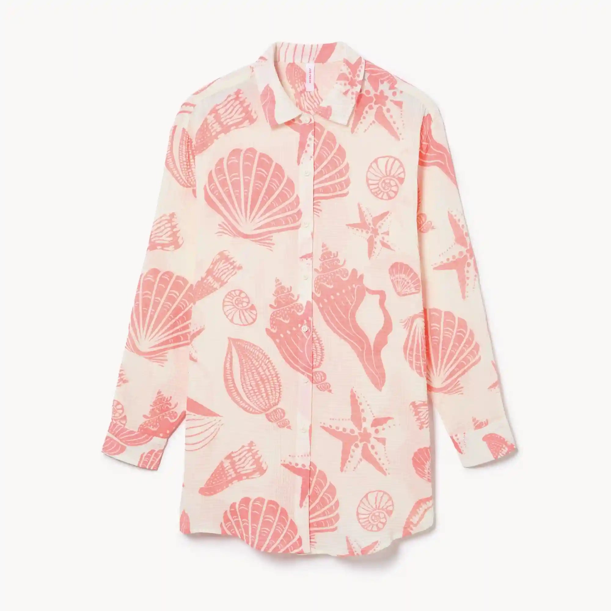 Gauze Button-Up Shirt