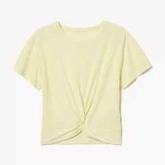 Kid Girls' Active Twist Front T-Shirt