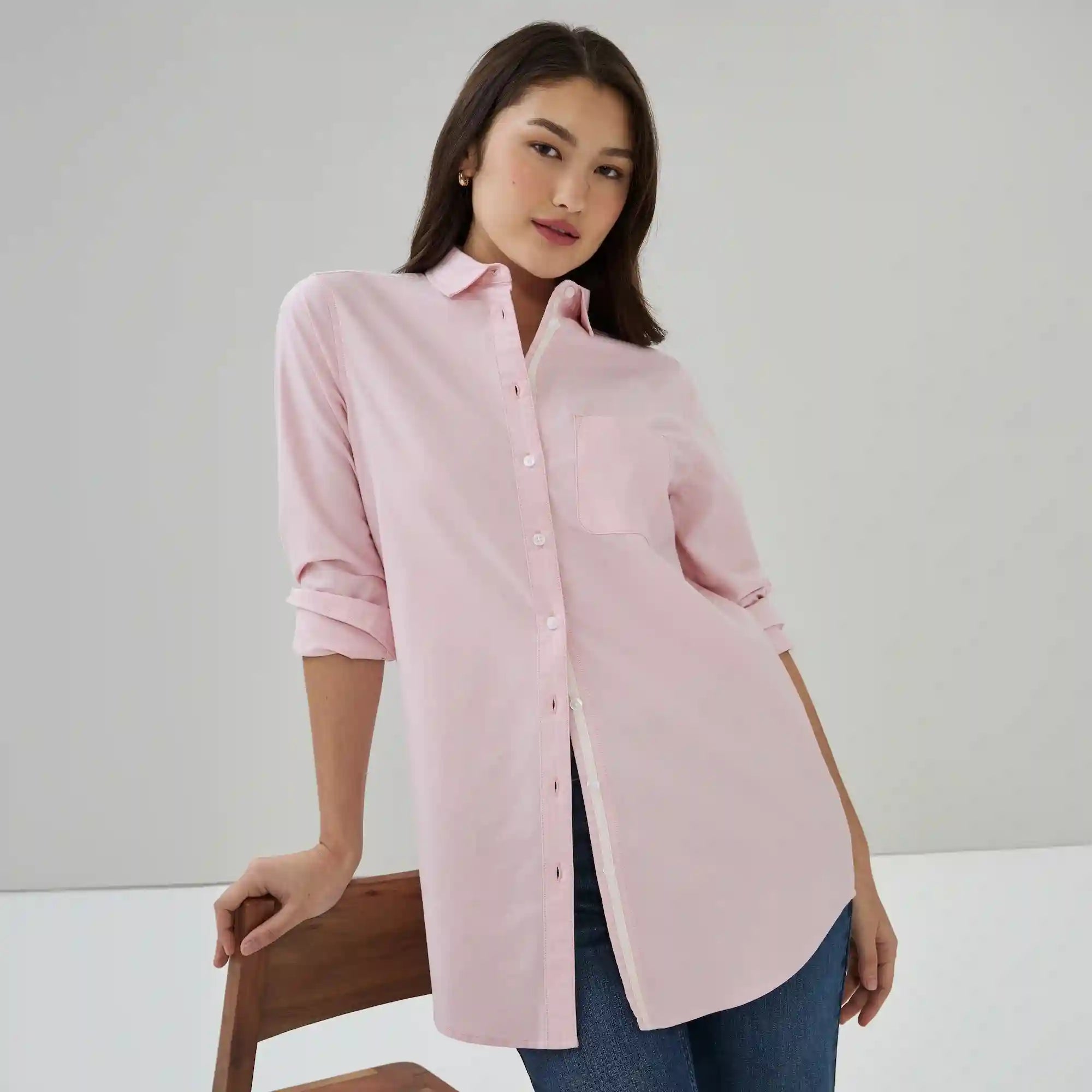 Oxford Button-Up Tunic