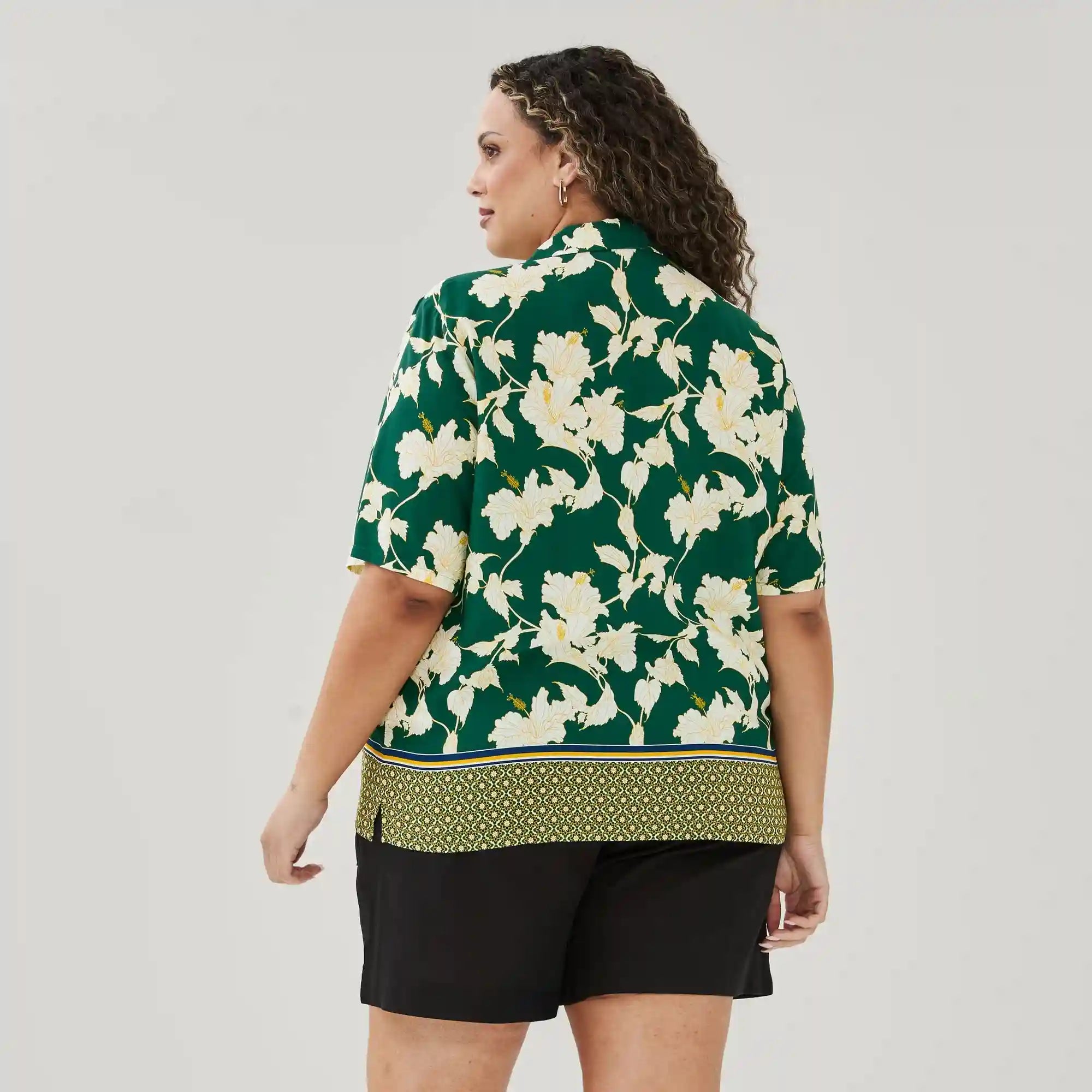 Women+ Printed Resort Shirt
