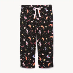 Printed Cropped Sleep Pant