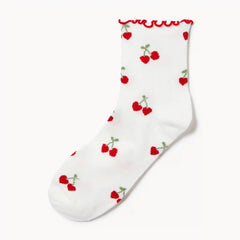 Printed Crew Socks