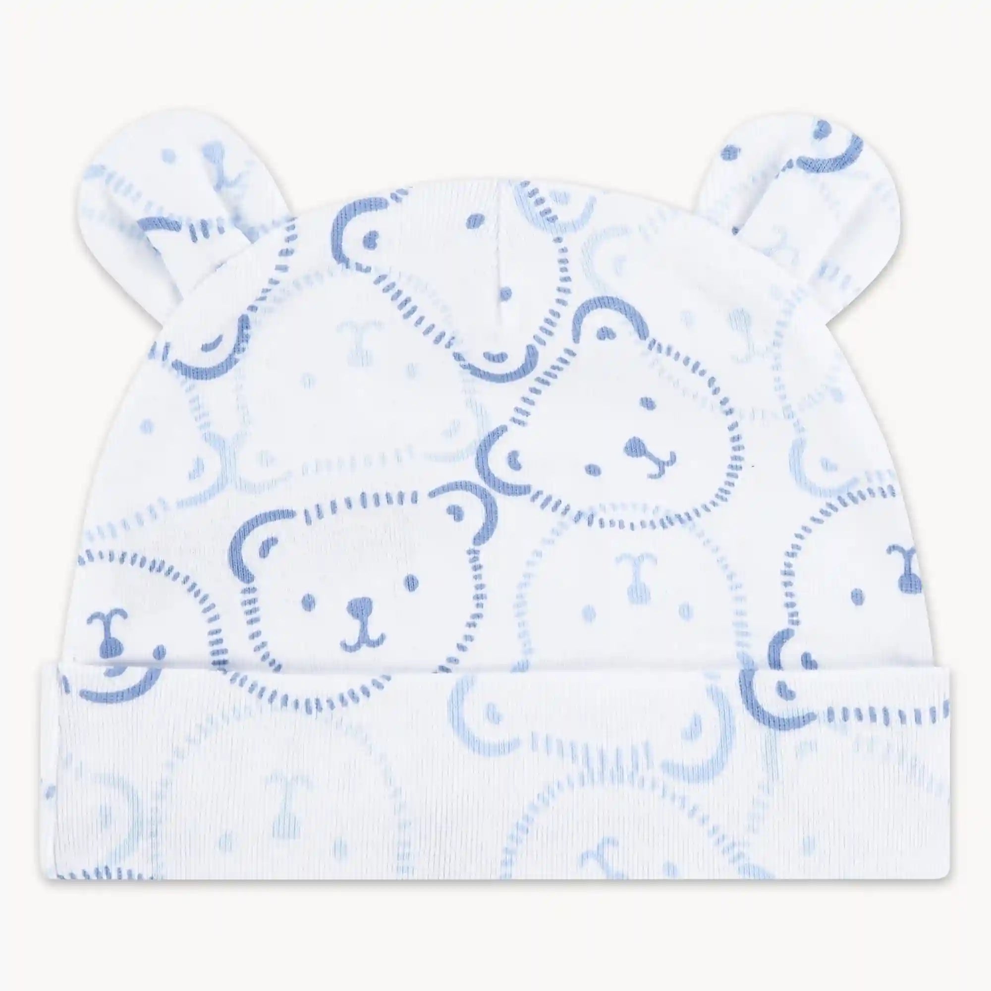 Newborn Huggies Organic Cotton Hat 3-Pack