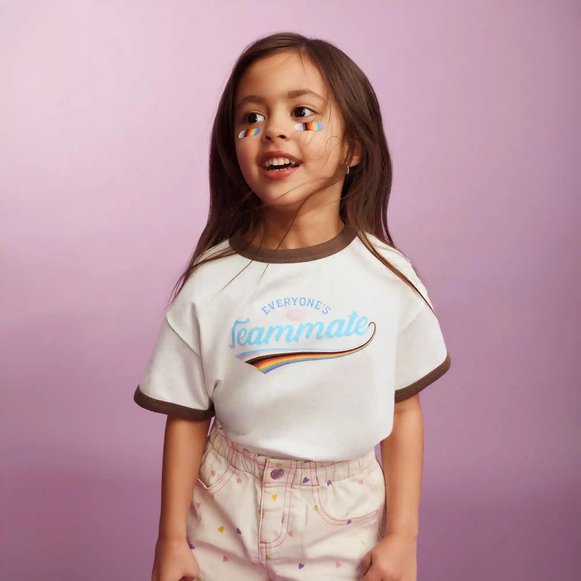 Toddler Pride Graphic Ringer T-Shirt