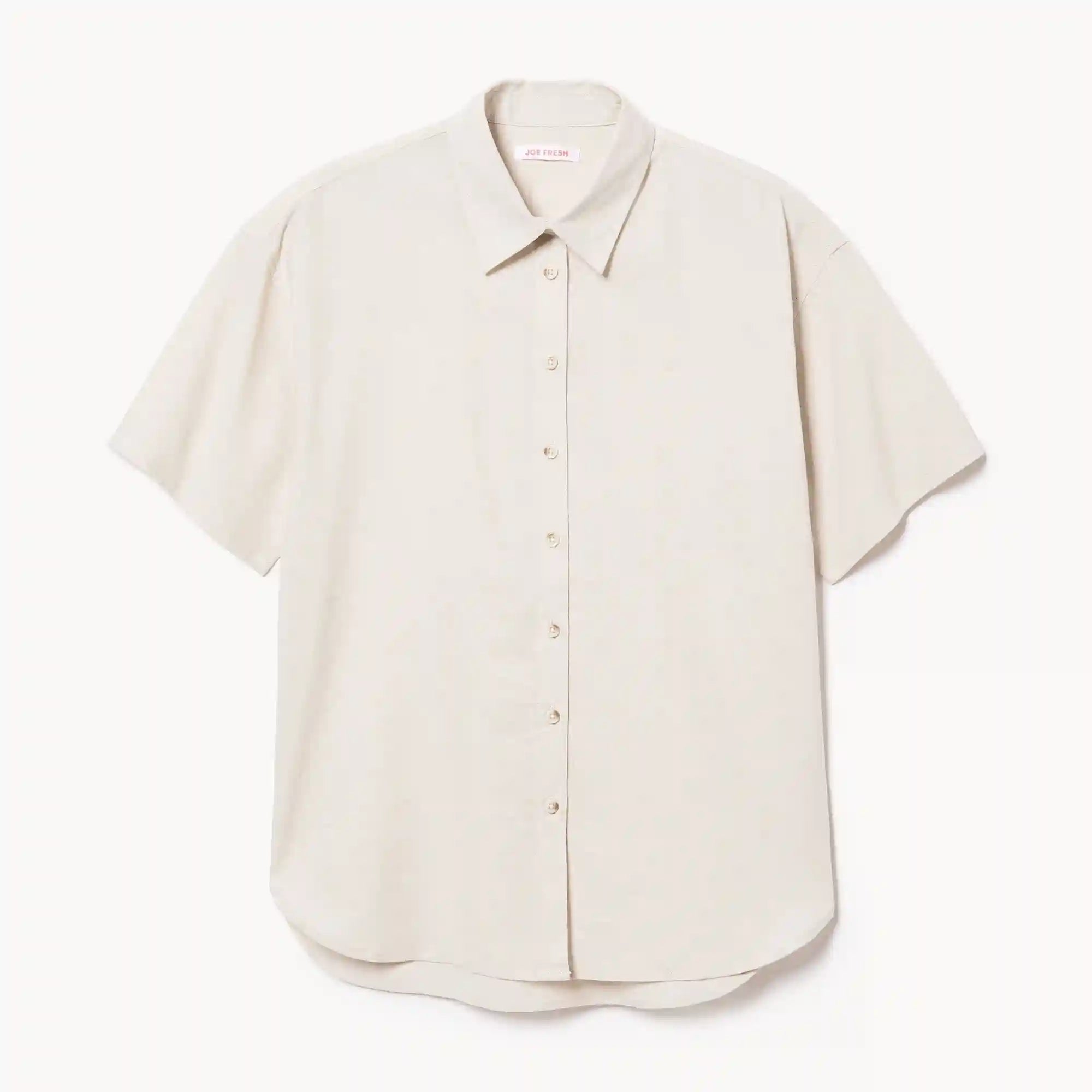 Linen Cotton Camp Shirt