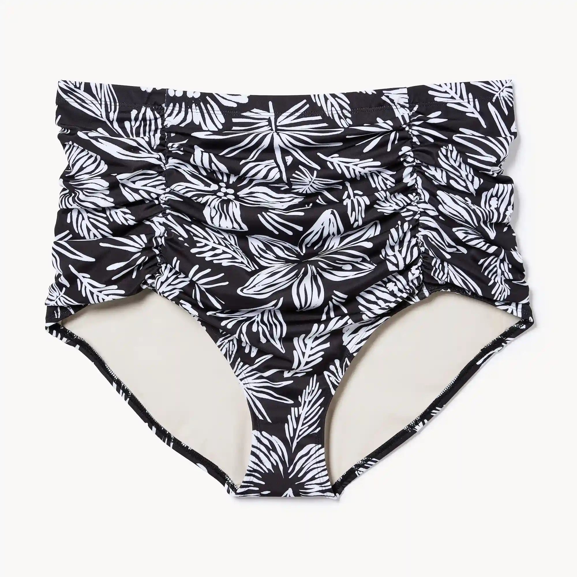Women+ Printed Ruched Bikini Bottom