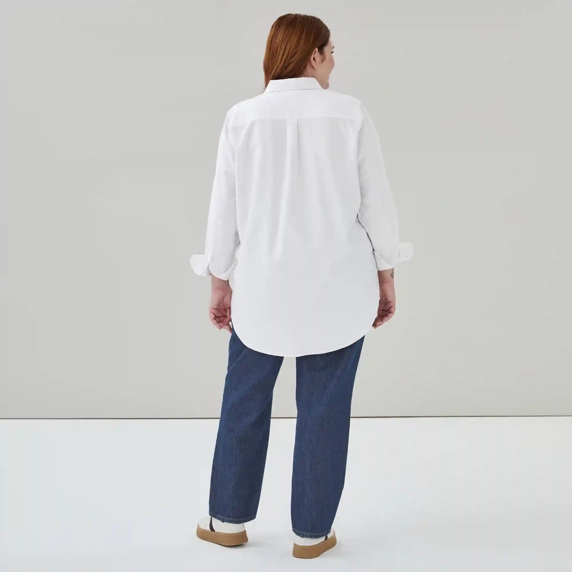 Women+ Oxford Button-Up Shirt