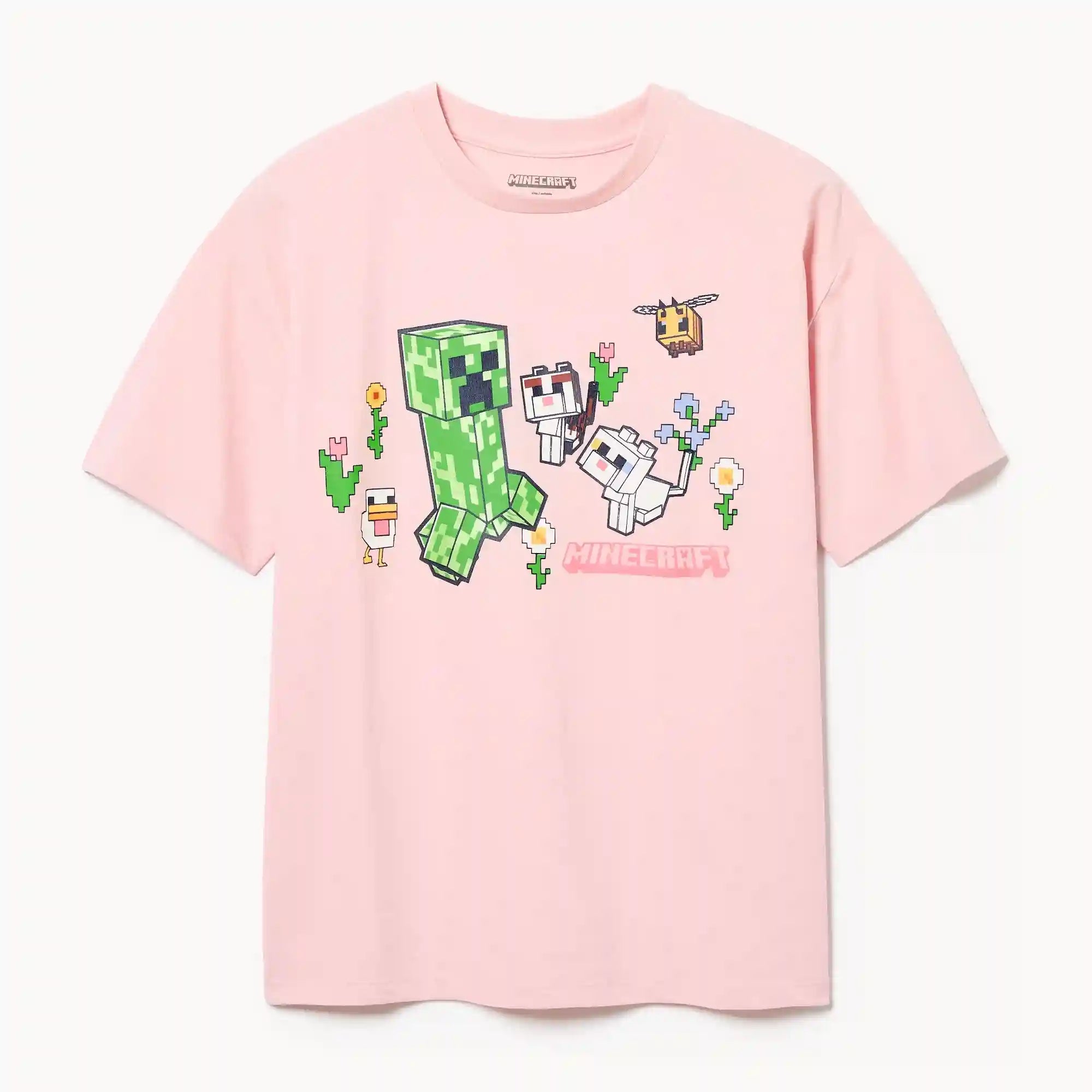 Kid Girls' Minecraft Drop Shoulder T-Shirt