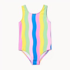Toddler Girls' Printed 1-Piece Swimsuit