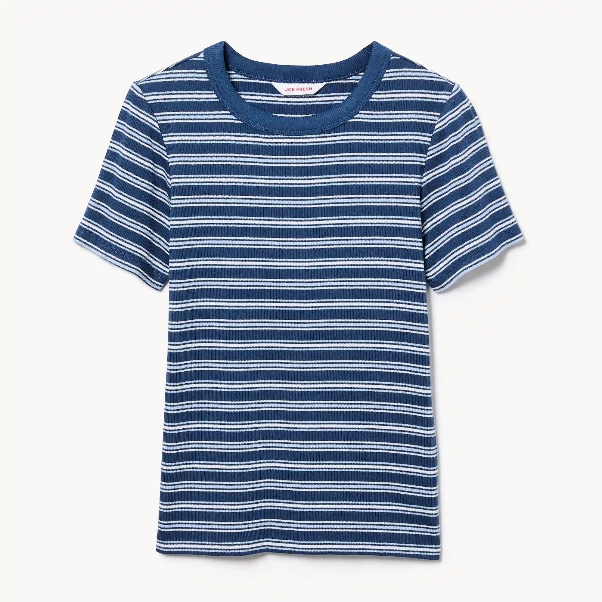 Ribbed Striped T-Shirt