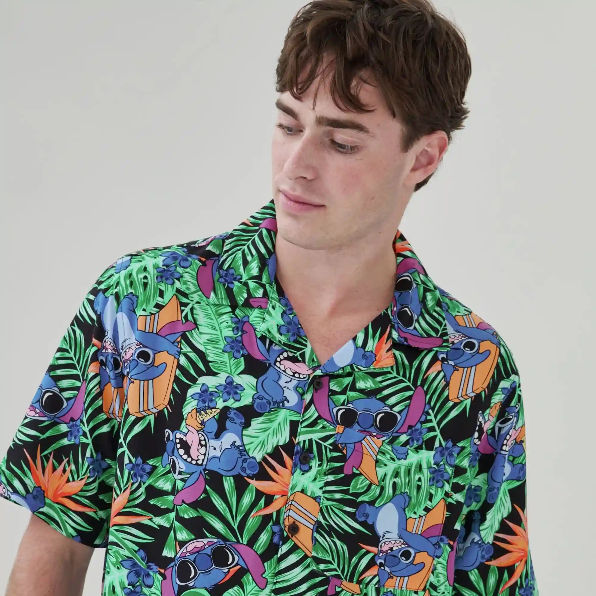 Men's Disney Stitch Gauze Shirt