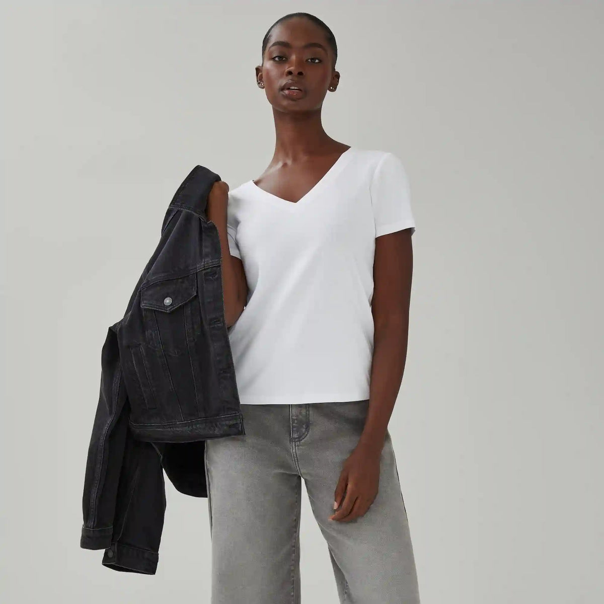 Organic Cotton V-Neck T-Shirt