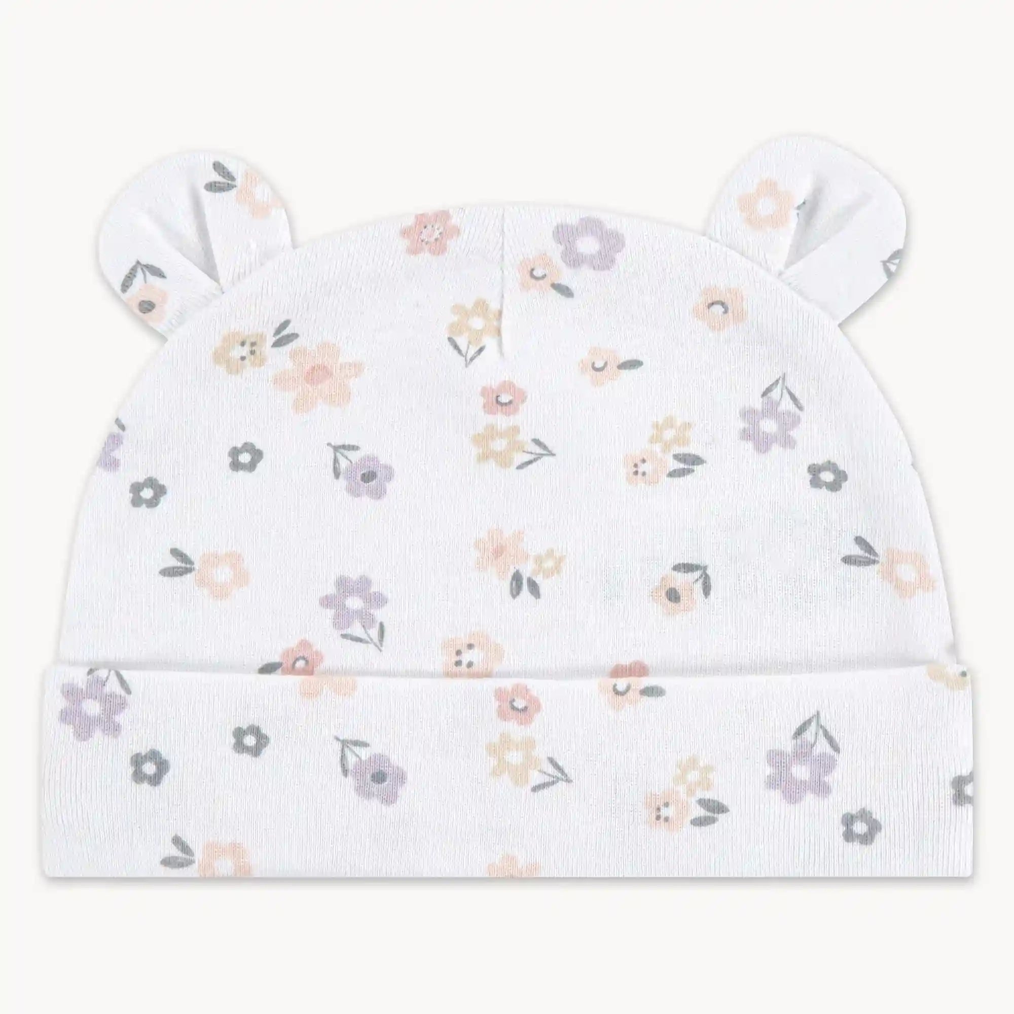 Newborn Huggies Organic Cotton Hat 3-Pack
